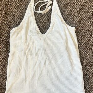 Old navyWhite Ribbed Halter Top